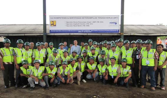 SKT Operator AMP, Asphalt Finisher dan Road Roller Januari 2012